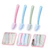 DEARMAMY 4pcs Shoe Cleaning Brush Set with Hanging Plastic Handles, Multi-surface Laundry and Bathroom Scrubbing Tools for Household Dirt Removal and Shoe Care Random Color view 4
