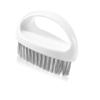 1 Pcs White Ergonomics Scrubbing Brushes for Cleaning, Scrub Brush Nylon Bristles Comfort Grip Scrubber for Shoes, Floor, Carpet, Bathroom, Kitchen view 1