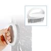 1 Pcs White Ergonomics Scrubbing Brushes for Cleaning, Scrub Brush Nylon Bristles Comfort Grip Scrubber for Shoes, Floor, Carpet, Bathroom, Kitchen view 3