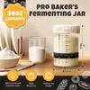 Sourdough Bread Baking Supplies, Sourdough Starter Kit with scale, Starter Jar, Bread Making Tools Kit, Sour Dough Kit Tools, Sourdough Proofing Basket, Sourdough Kit Gifts for Bakers Women Wife Mom view 3