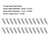 300Pcs Eye Glass Repairing Screws Kit, Eyeglass Small Screws, Alloy Nose Pad Screws, Eyeglass Sunglass Repair Kit for Replacement, Various Glasses Frames (10 Size Pointed Head 1.8x1.1x4.0mm) view 2