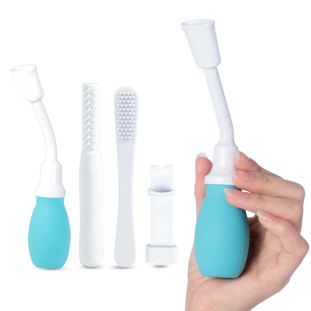 BianRIYiLiao Tongue Exerciser Kit, Promotes Independent Eating and Clear Articulation Oral Motor Stimulation Kit for Swallowing Helps Support Oral Muscle Training for Home and Family Use