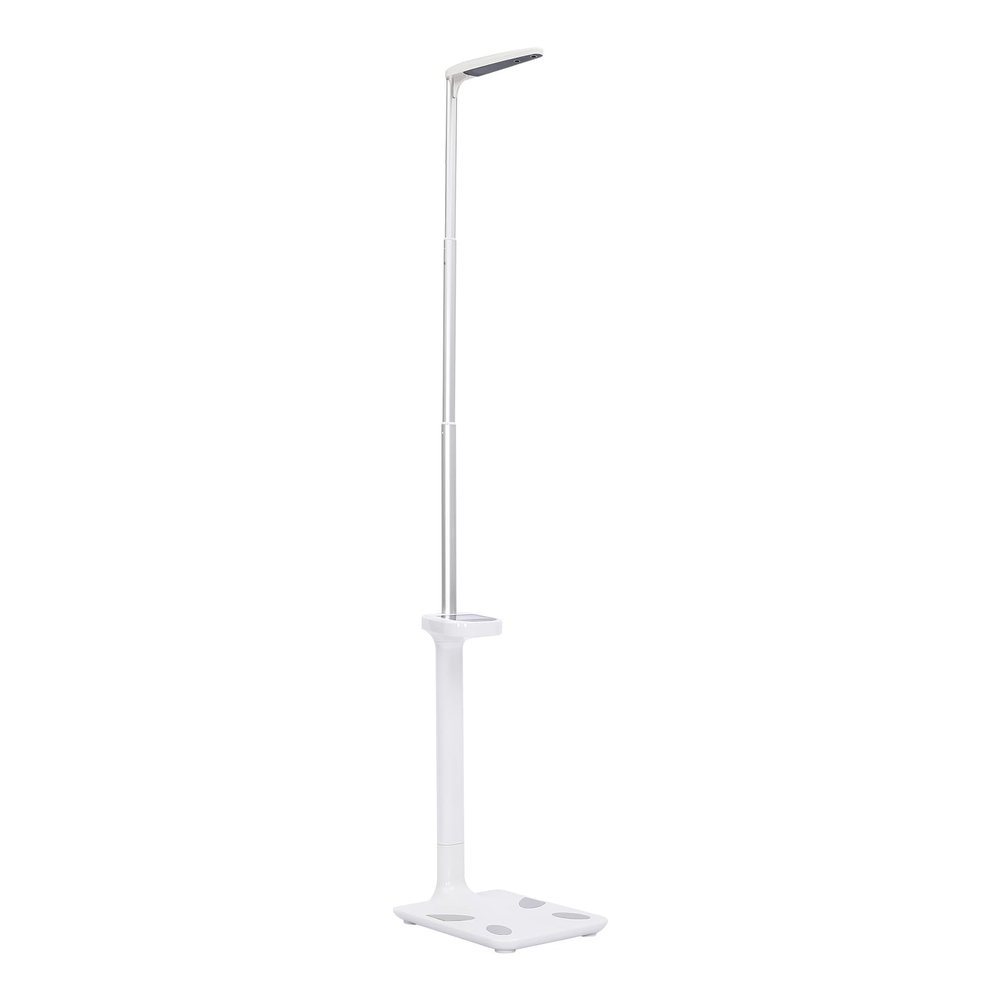 240V Digital Ultrasonic Weight Height Measurement Device Smart Scale For Body Weight 200Kg LCD Display Body Composition Scales Voice Function Weight Height Obesity Data BMI For Hospitals Homes School