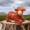 The Leonardo Collection Highland Cow Piggy Bank Money Saving Box view 2