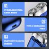 2025 Portable Mini Shaver Electric, IPX7 Waterproof Multifunctional Mini Dry Shaver Men's Electric, Capsule Shaver Zakscheer, Deep Cleaning Shaver Men (Green) view 3