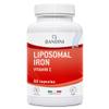 Bandini Liposomal Iron Complex 30 mg with Vitamin C, Folic Acid, B12, B6, and A High Bioavailability, Against Tiredness and Fatigue 60 Capsules