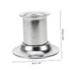 NIYANGLE Moxa Stick Fire Extinguisher Base Stainless Steel Silver Professional with Fire Extinguishing and Long-Term Use Features 4cm Diameter for Safe Moxibustion Therapy at Home view 2