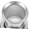 NIYANGLE Moxa Stick Fire Extinguisher Base Stainless Steel Silver Professional with Fire Extinguishing and Long-Term Use Features 4cm Diameter for Safe Moxibustion Therapy at Home view 4