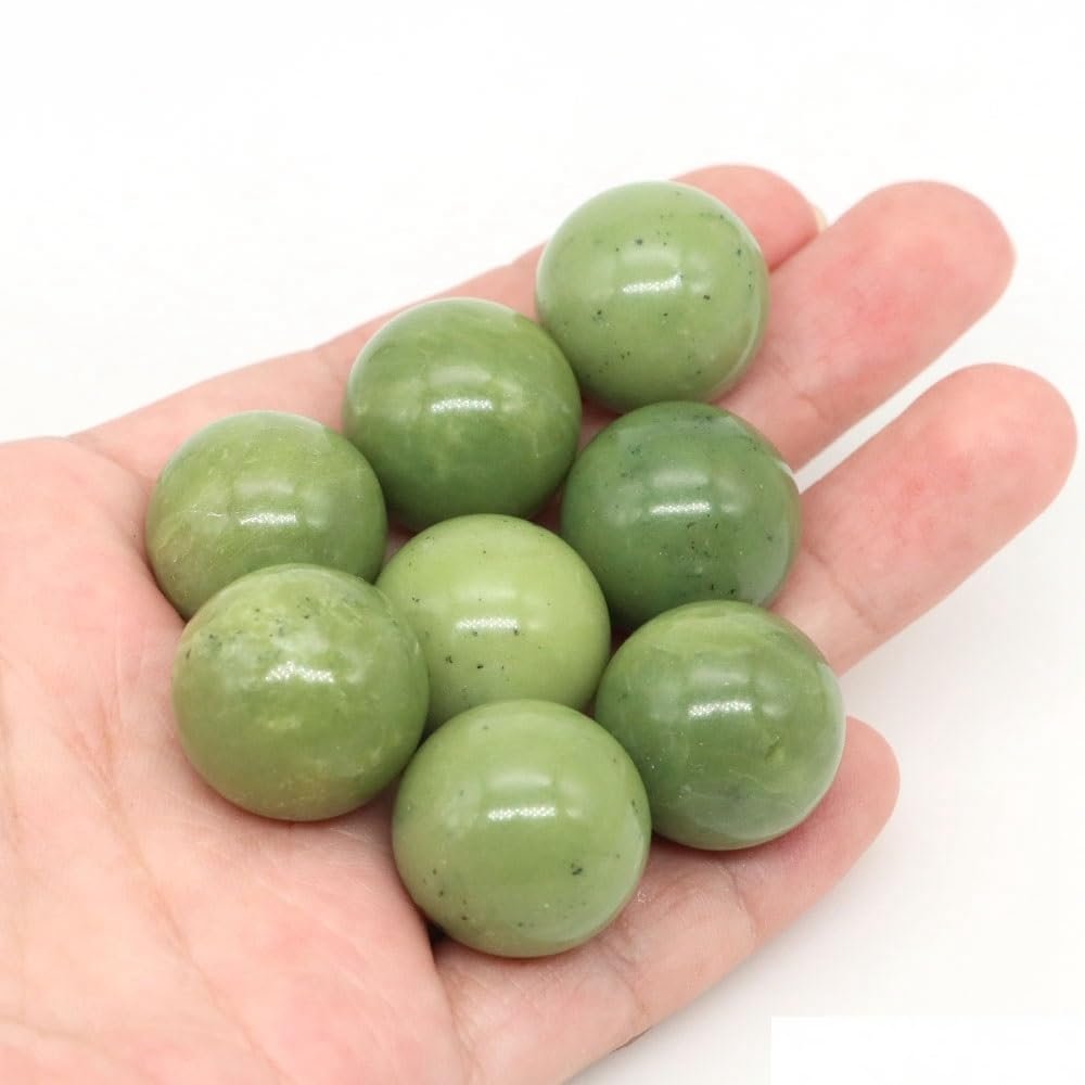 5PCS 20mm Natural Stone Sphere Amethyst Rose Quartz Ball Minerals Polished Globe Specimen Home Decor