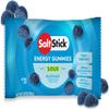 SaltStick Energy Gummies with Electrolytes, Sour Blue Razz, Easy to Chew Electrolytes Gummies, Energy Chews that Taste Great. 10 Packs, 80 Gummies