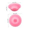KAILIKETIY 3pcs Round Plastic Facial Bowls for Face Washing, Portable Plastic Face Wash Basin with Comfortable Cleansing Experience, for Beauty Salons and Spa Use view 2
