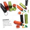 PACKOVE 2pcs Pill Container Sealed Holders for Emergency Pill Holder Small Airtight Container Organiser for Medicine Random Color view 2