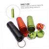 PACKOVE 2pcs Pill Container Sealed Holders for Emergency Pill Holder Small Airtight Container Organiser for Medicine Random Color view 4