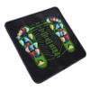 NULYLU Foot Massage Mat for Relaxation and Acupressure Stone Reflexology Mat for Foot and Leg Care Portable and Massage Pad for Home Office and Travel Use view 1