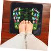 NULYLU Foot Massage Mat for Relaxation and Acupressure Stone Reflexology Mat for Foot and Leg Care Portable and Massage Pad for Home Office and Travel Use view 4