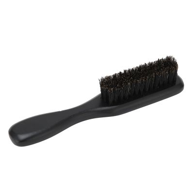 Bristle Beard Brush Hair Combs With Wooden Handle For Men Black(2PCS)