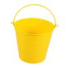 IMIKEYA Mini Metal Buckets with Handles 5 Inch Yellow Candy Tin Pail for Versatile Use in Themed Party and Gatherings, as Candy Bar Containers, Succulents Pail, and Trick or Treat Bucket view 1