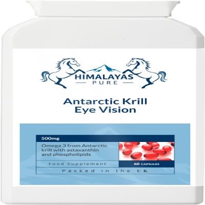 Antarctic Krill Oil, 60 Gel Capsules Himalayas Pure Antarctic Krill Eye Vision