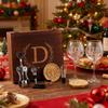 GZLDGIFTS Wine Birthday Gift Set For Women Mom Wife Engraved Monogrammed Wooden Box Mothers Day Gifts Personalized Wedding Anniversary Wine Glasses Couples Wine Stopper Opener Initial Letter (Y Set) view 4