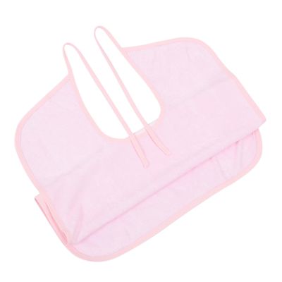 Didiseaon Eating Bib for Adults Meal Bib Tpu Bamboo Fiber Material Saliva Towel for Dining for Elderly and Disabled Care Use