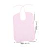 Didiseaon Eating Bib for Adults Meal Bib Tpu Bamboo Fiber Material Saliva Towel for Dining for Elderly and Disabled Care Use view 2