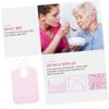 Didiseaon Eating Bib for Adults Meal Bib Tpu Bamboo Fiber Material Saliva Towel for Dining for Elderly and Disabled Care Use view 4