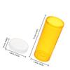 DEARMAMY 10pcs Empty Plastic Pill Bottles for Medication Pp Travel Pill Organizer with Waterproof Seal Portable Large Capacity Organiser for Home and Travel view 2