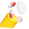 DEARMAMY 10pcs Empty Plastic Pill Bottles for Medication Pp Travel Pill Organizer with Waterproof Seal Portable Large Capacity Organiser for Home and Travel view 3