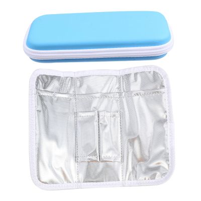 SEWOART Insulin Cooling Bag Portable Insulated Diabetic Insulin Case for Travel Medicine Storage Pouch Soft Shock Material