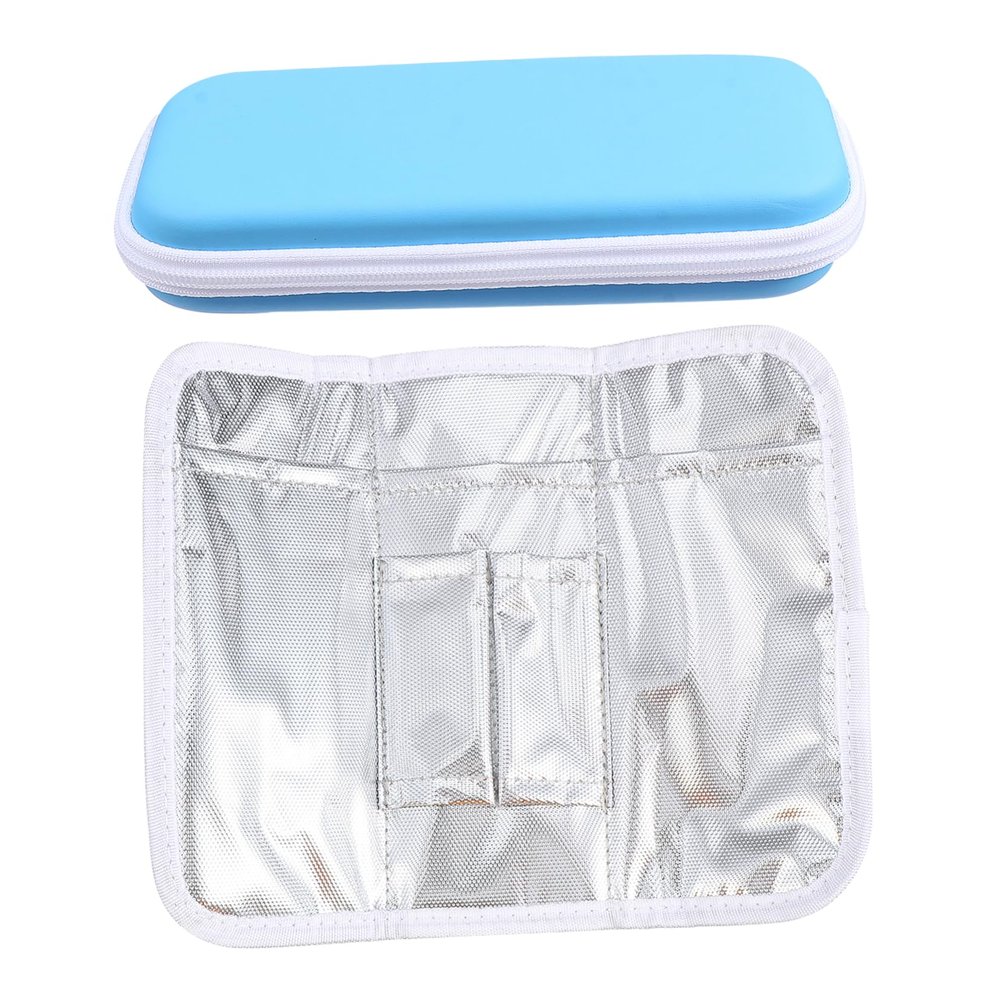 SEWOART Insulin Cooling Bag Portable Insulated Diabetic Insulin Case for Travel Medicine Storage Pouch Soft Shock Material