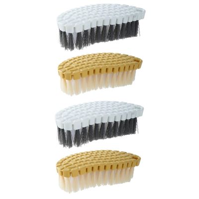 TOPPERFUN 4pcs Laundry Scrub Brush for Clothes Multi-use Brush Tool Laundry Cleaning