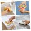 TOPPERFUN 4pcs Laundry Scrub Brush for Clothes Multi-use Brush Tool Laundry Cleaning view 3
