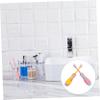 NIYANGLE 6pcs Cartoon Piggy Toothbrush for Children Ultra-fine Bristles with Suction Cup Base Random Color view 3