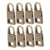 DOITOOL Zipper Tab Replacement 8pcs Removable Zipper Pulls Metal Alloy Material Easy to Attach Suitable for Bags and Clothing view 1