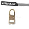 DOITOOL Zipper Tab Replacement 8pcs Removable Zipper Pulls Metal Alloy Material Easy to Attach Suitable for Bags and Clothing view 2