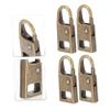 DOITOOL Zipper Tab Replacement 8pcs Removable Zipper Pulls Metal Alloy Material Easy to Attach Suitable for Bags and Clothing view 4