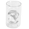 HOLIDYOYO Creative Hourglass Coffee Cup Glass Double Walled Cold Beverage Cup for Home Use view 1