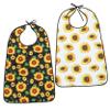 COLLBATH 2pcs Oil Bib for Adults Reusable Dinner Bibs Household Clothing Protector Eating Accessory for Elderly Folding Washable view 1