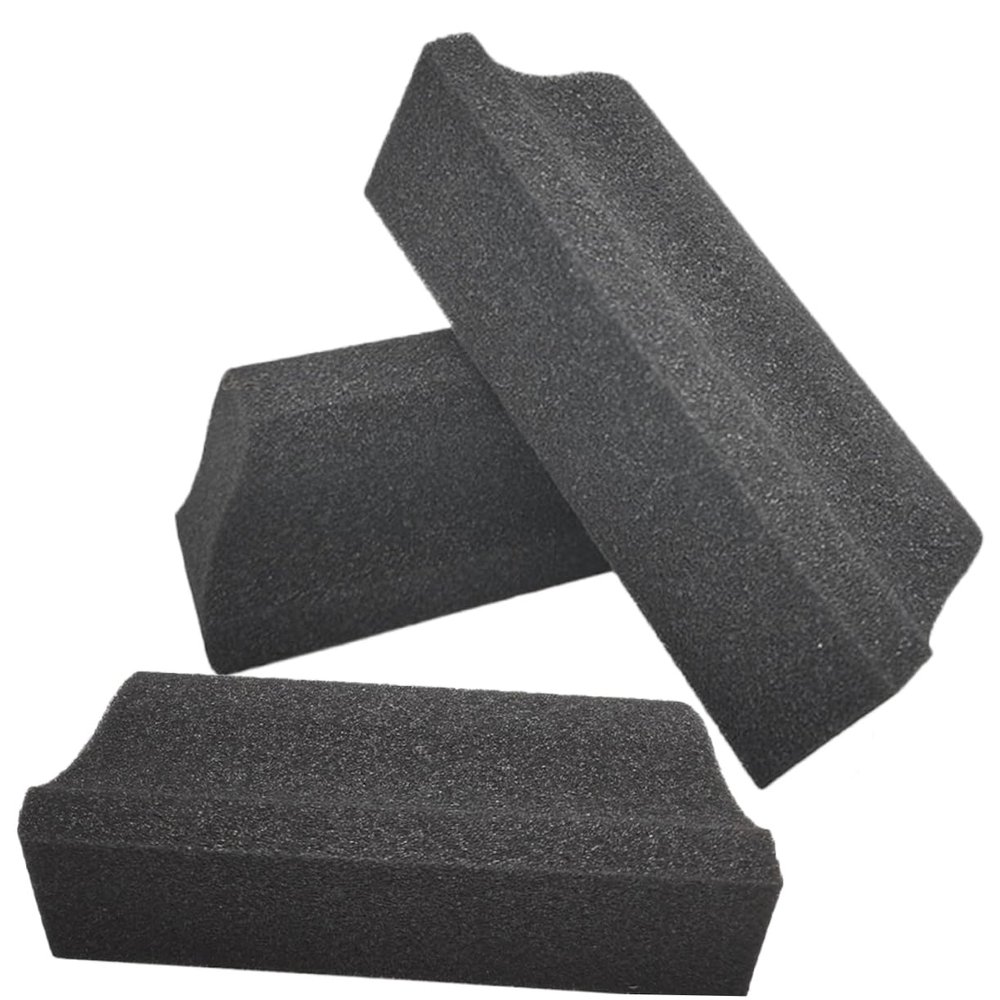 CALLARON 3Pcs Beard Trimming Catcher Hair Sponges for Men with Hard Sponge Material, Sink Cleaning Function, and Versatile Grooming Use in Household Settings