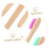 BESTYASH 20pcs Bamboo Toothbrushes Bristles Tooth Brush for Adults Eco-Friendly Bamboo Material for Daily Oral Care Routine view 3