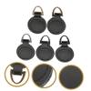 HAPINARY 5pcs Leather Zipper Pull Head Replacement for Luggage Bag Clothes Repair Kit Detachable Zipper Puller Tabs view 2