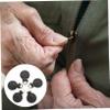 HAPINARY 5pcs Leather Zipper Pull Head Replacement for Luggage Bag Clothes Repair Kit Detachable Zipper Puller Tabs view 4