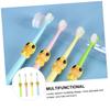 Ipetboom 8pcs Boys and Girls Oral Care Toothbrushes Cartoon Bristle Toothbrushes for Young Boy Girl Soft Bristles for Daily Use view 2