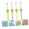 Ipetboom 4pcs Children Toothbrush Set with Soft Pp Bristles for Ages 2-10, Cartoon Modelling Design to Encourage Oral Care Habits and Effective Teeth Cleaning for Kids view 3