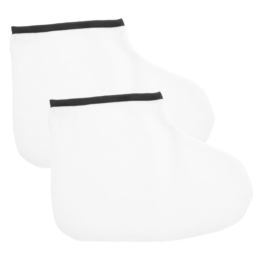 Beavorty Foot Care Bag for Paraffin Wax Treatment Cotton Spa Foot Covers for Hydrating and Moisturizing for Beauty Salon and Home Use