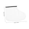 Beavorty Foot Care Bag for Paraffin Wax Treatment Cotton Spa Foot Covers for Hydrating and Moisturizing for Beauty Salon and Home Use view 2