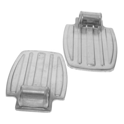 CALLARON Heavy Duty Metal Wheelchair Footrest Replacement Footplates Sturdy Wheelchair Pedal for Adults Leg Rest Support