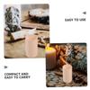 TOPPERFUN 5pcs Wood Aromatherapy Diffuser Set, Small Spaces Diffuser, Easy-to-use Essential Oil Accessory for Home, Car and Wardrobe, Portable Scent Base view 3
