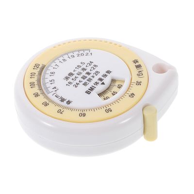 WRITWAA Body Fat Measuring Tape for Waist Soft and Retractable Telescopic Tape Measure for Body Measurements Automatic Sewing Ruler Tool