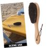 CIYODO Ergonomic Handle Sand Brush with Dense Bristles for Effective Beach Sand Bag Removal and Surfboard Cleaning for Body and Beach Chairs and Vacation view 3